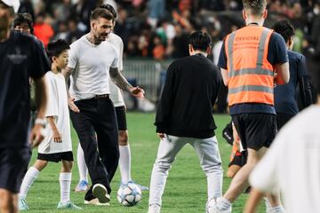 Inter Miami co-owner David Beckham got involved in Hong Kong.