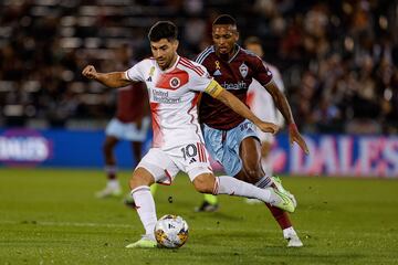 New England Revolution midfielder Carles Gil (10) 